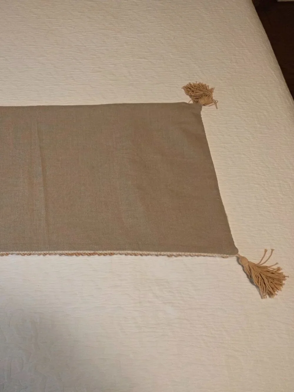 Pottery Barn Villa by Classic Home Catarine Handwoven Lumbar Pillow Cover 16x36